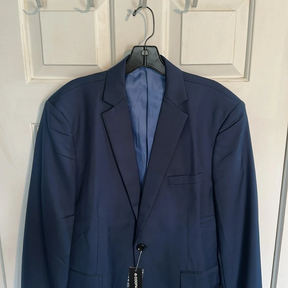 NWT Coofandy Navy Blazer size large men’s